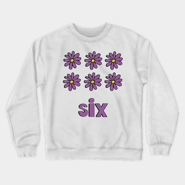 This is the NUMBER 6 Crewneck Sweatshirt by Embracing-Motherhood